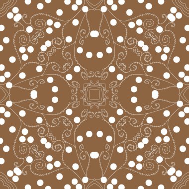 sanatsal soyut dikişsiz desen, vektör illüstrasyon