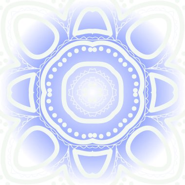 Çiçek motifinin dairesel dikişsiz deseni 