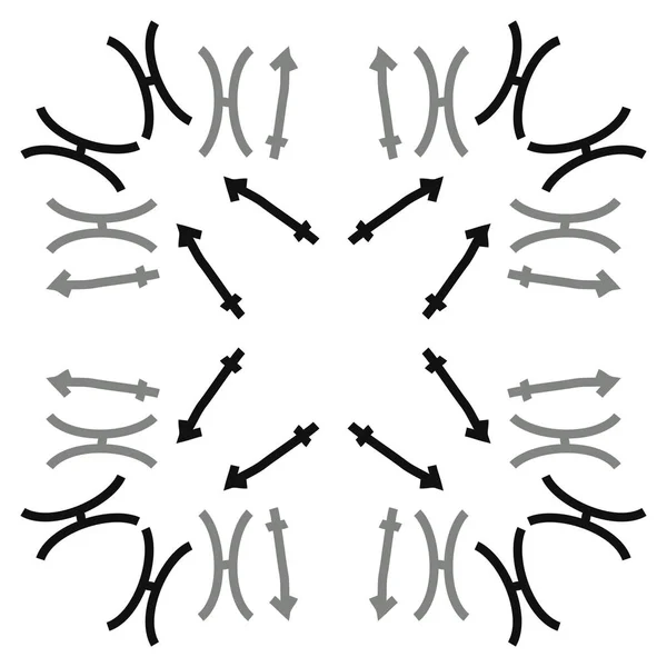 Naadloos Patroon Van Abstracte Eenvoudige Achtergrond — Stockvector