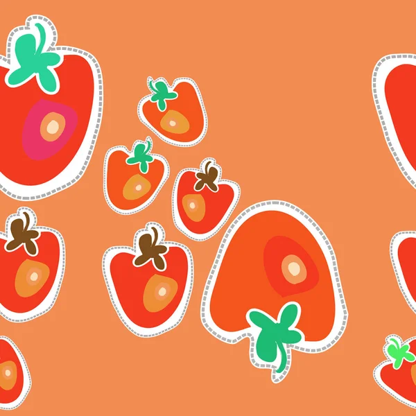 Soyut basit meyve Dikişsiz desen