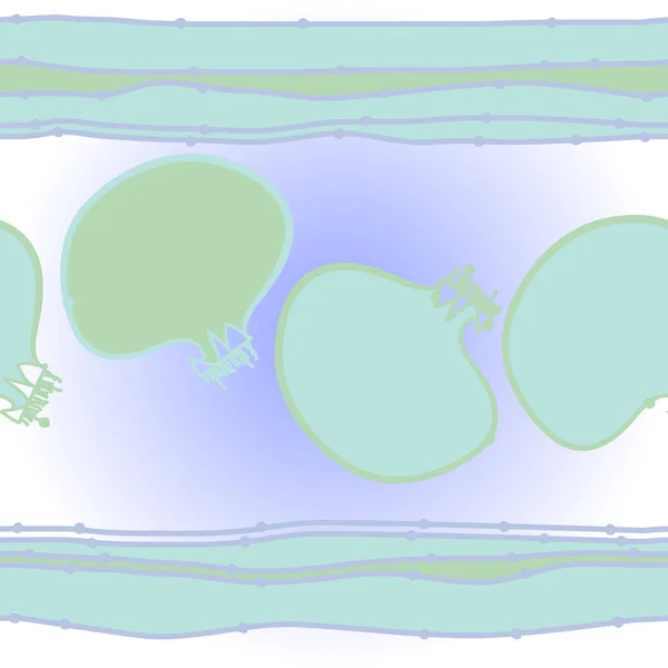Bezešvé Vzory Barevných Granátových Plodů — Stockový vektor