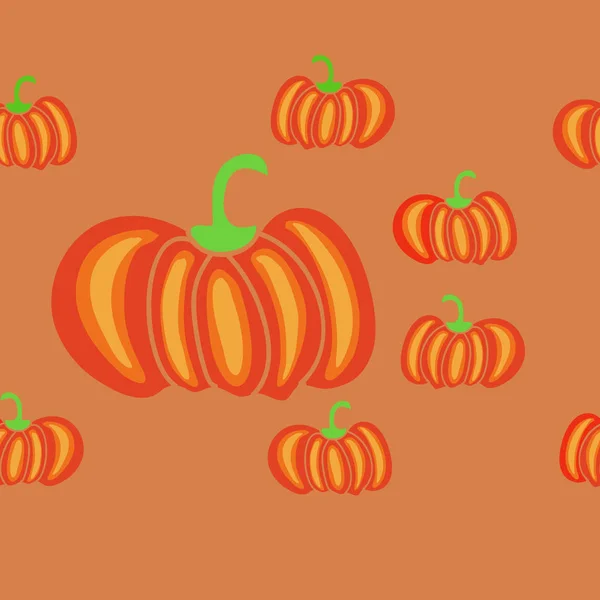 Calabaza Con Patrón Manchas — Vector de stock