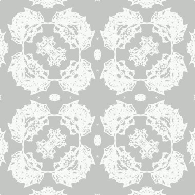 Çiçek motifinin dairesel dikişsiz deseni 