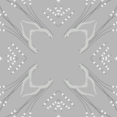 Soyut basit fraktalların kusursuz deseni