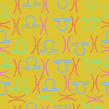 sanatsal soyut dikişsiz desen, vektör illüstrasyon