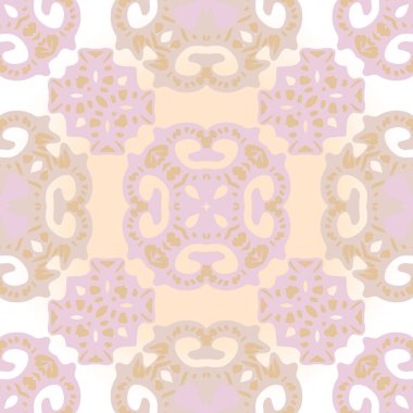 Dairesel dikişsiz dekoratif desen