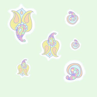 Soyut basit fraktalların kusursuz deseni