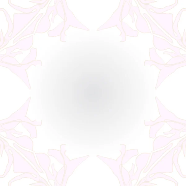 Motif Circulaire Sans Couture Avec Motif Floral Espace Copie — Image vectorielle