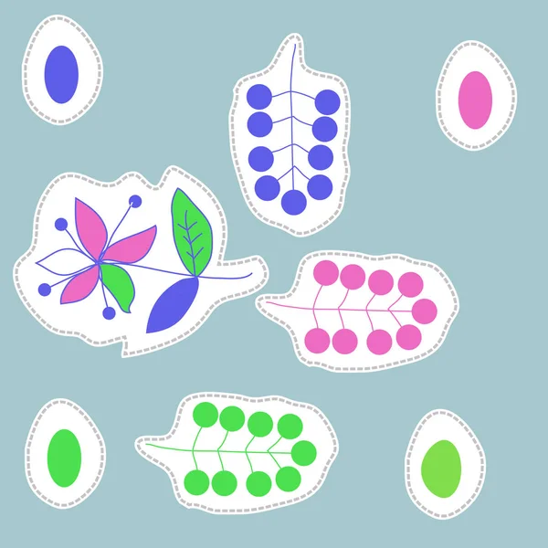 Artistieke Naadloze Patroon Met Kleurrijke Bloemen Vector Illustratie — Stockvector