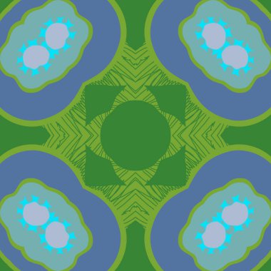 soyut dairesel seamless modeli.