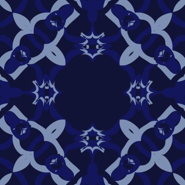 Soyut motif, noktalar, yıldızlar, kopyalama alanı dairesel dikişsiz desen.  