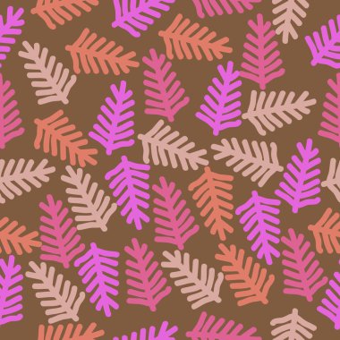 çiçek motifi ile dikişsiz doku, vektör illüstrasyon