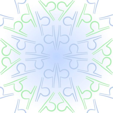 Kesintisiz soyut desen, vektör arka plan