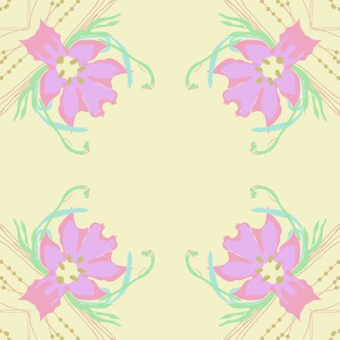 Soyut basit fraktalların kusursuz deseni