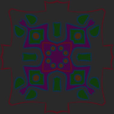 sanatsal soyut dikişsiz desen, vektör illüstrasyon