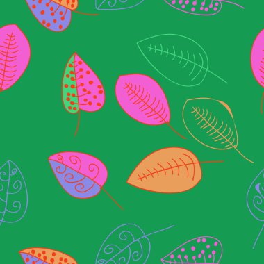 Arka planda kesintisiz ağaç yaprağı kümesi