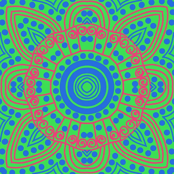 Kreisförmige Abstrakte Formen Muster Vektor Hintergrund — Stockvektor