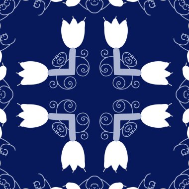 Kesintisiz soyut desen, vektör arka plan