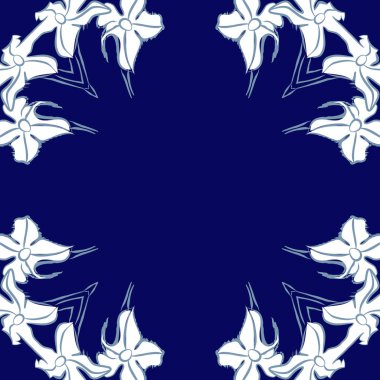 Soyut basit fraktalların kusursuz deseni