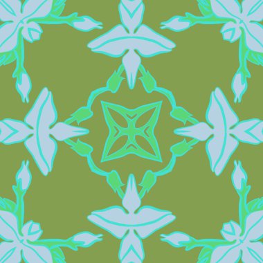 Soyut basit fraktalların kusursuz deseni