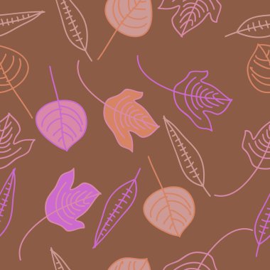 Arka planda kesintisiz ağaç yaprağı kümesi