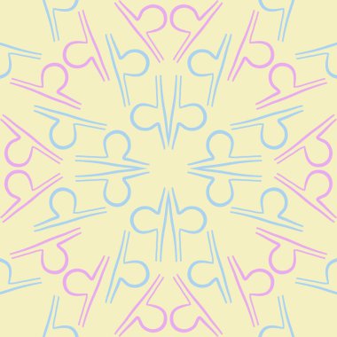 Kesintisiz soyut desen, vektör arka plan