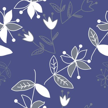 Renkli motif çiçek dikişsiz desen