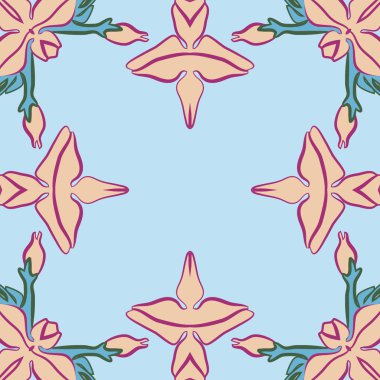 Soyut basit fraktalların kusursuz deseni