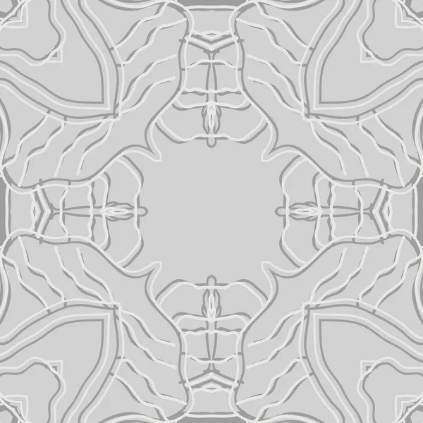 Patrón Circular Sin Costuras Motivo Decorativo Con Espacio Copia — Archivo Imágenes Vectoriales