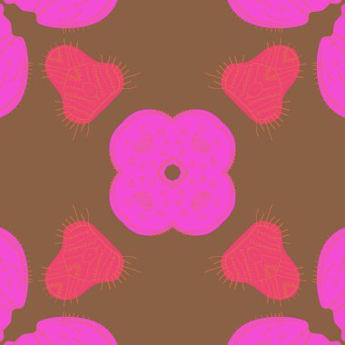 sanatsal soyut dikişsiz desen, vektör illüstrasyon