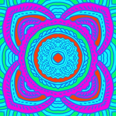 Soyut basit fraktalların kusursuz deseni