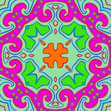 sanatsal soyut dikişsiz desen, vektör illüstrasyon