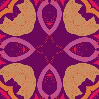 Soyut basit fraktalların kusursuz deseni