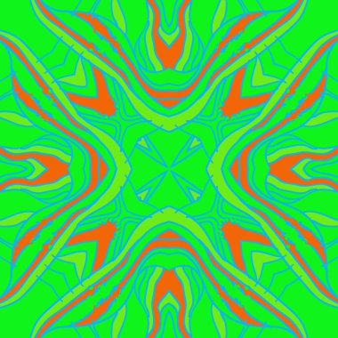 Çiçek motifi dairesel dikişsiz desen, noktalar, çizgiler, yıldızlar, dalgalar. 