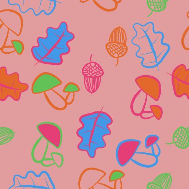 sanatsal soyut dikişsiz desen, vektör illüstrasyon