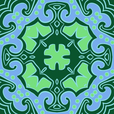 sanatsal soyut dikişsiz desen, vektör illüstrasyon