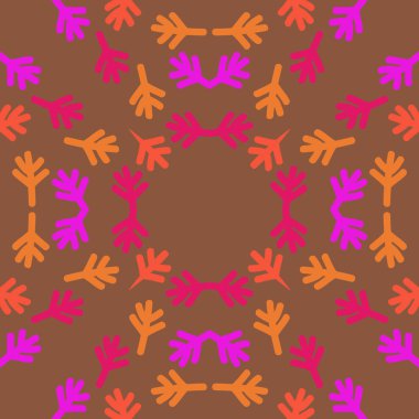 sanatsal soyut dikişsiz desen, vektör illüstrasyon