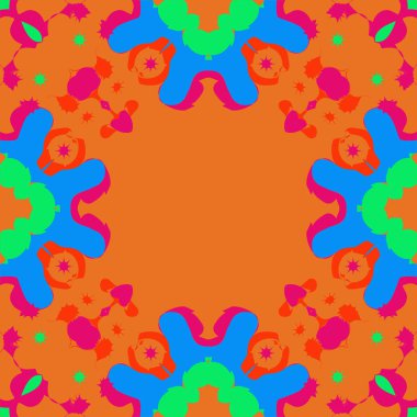 Soyut basit fraktalların kusursuz deseni