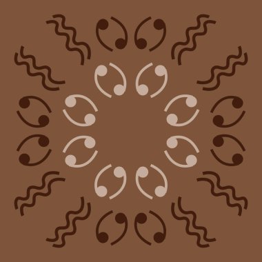 Soyut basit arkaplanın kusursuz deseni