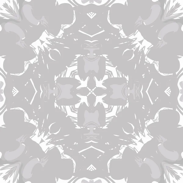 Circular Seamless Pattern Floral Motif — Stock Vector