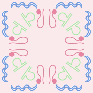 soyut dekoratif dairesel arka plan, kopyalama alanı 