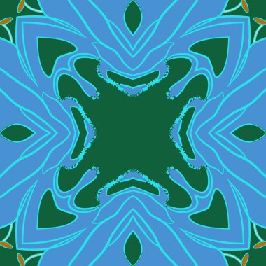 Soyut basit fraktalların kusursuz deseni