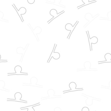 sanatsal soyut dikişsiz desen, vektör illüstrasyon