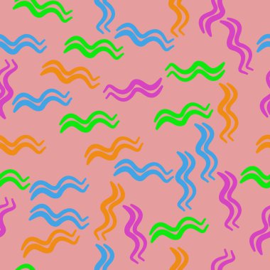 Zodyak Kova burçlarının dikişsiz deseni. Vektör çizimi