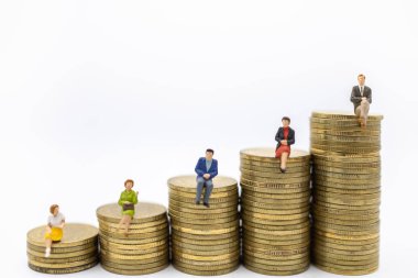 Arka arkaya, finans, Iş, para, güvenlik ve tasarruf cONCEP