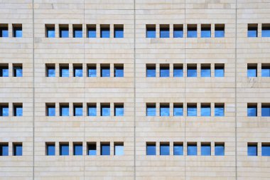 Yinelenen desen, mimari detaylar ve geometrik yapıları. Konut. Windows ve binasında Oda desen
