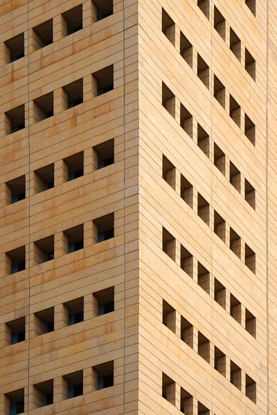 Angle Moderna Företag Byggnad Skyskrapa Upprepande Mönster Arkitektoniska Detaljer Och — Stockfoto
