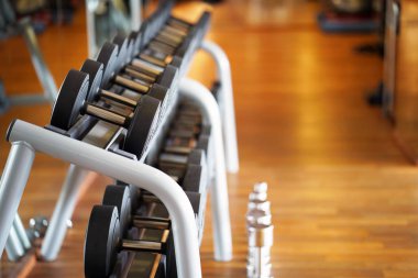 Halter salonunda satırlarının yakın çekim