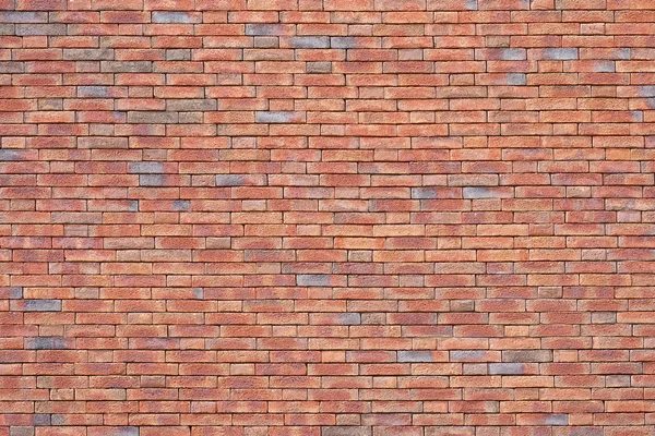 Nowy Czerwony Mur Tła Tekstury Nowy Czerwony Ceglany Mur Tekstura — Zdjęcie stockowe