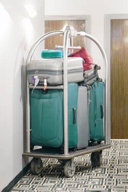 Vagon Bagaj otelden. Otel Bagaj arabası